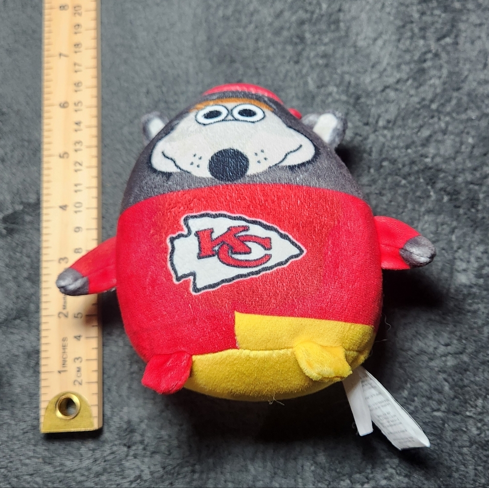 Kansas City Chiefs Plush Mascot - Red & Yellow Team Plush